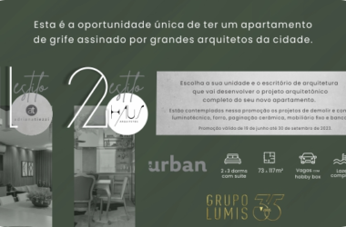 URBAN Centro apresenta: 2 estilos! Escolha o seu projeto arquitetônico